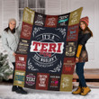 Bf01 Teri Premium Fleece Blanket Premium Blanket