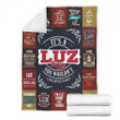 Luz Premium Fleece Blanket Premium Blanket