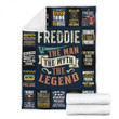 Freddie Premium Fleece Blanket Premium Blanket