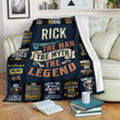 Rick Premium Fleece Blanket Premium Blanket