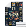 Ed Premium Fleece Blanket Premium Blanket