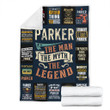 Parker Premium Fleece Blanket Premium Blanket