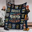 Bruce Premium Fleece Blanket Premium Blanket