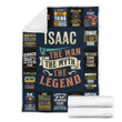 Isaac Premium Fleece Blanket Premium Blanket