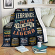 Terrance Premium Fleece Blanket Premium Blanket