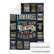 Emmanuel Premium Fleece Blanket Premium Blanket
