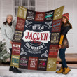 Jaclyn Premium Fleece Blanket Premium Blanket