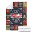 Jacqueline Premium Fleece Blanket Premium Blanket