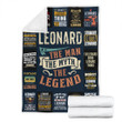 Leonard Premium Fleece Blanket Premium Blanket