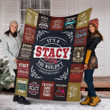 Bf01 Stacy Premium Fleece Blanket Premium Blanket