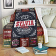 Bf01 Sylvia Premium Fleece Blanket Premium Blanket