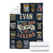 Evan Premium Fleece Blanket Premium Blanket