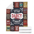 Darcy Premium Fleece Blanket Premium Blanket