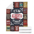 Alberta Premium Fleece Blanket Premium Blanket
