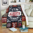 Alberta Premium Fleece Blanket Premium Blanket