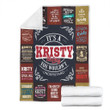 Kristy Premium Fleece Blanket Premium Blanket
