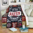 Bf01 Raven Premium Fleece Blanket Premium Blanket