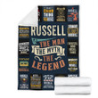 Russell Premium Fleece Blanket Premium Blanket