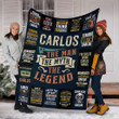 Carlos Premium Fleece Blanket Premium Blanket