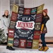 Bf01 Minnie Premium Fleece Blanket Premium Blanket