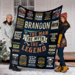 Brandon Premium Fleece Blanket Premium Blanket