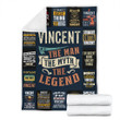 Vincent Premium Fleece Blanket Premium Blanket