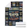 Mohammad Premium Fleece Blanket Premium Blanket