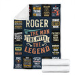 Roger Premium Fleece Blanket Premium Blanket