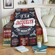 Jacquelyn Premium Fleece Blanket Premium Blanket