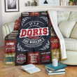 Doris Premium Fleece Blanket Premium Blanket