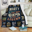 Marty Premium Fleece Blanket Premium Blanket