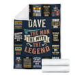 Dave Premium Fleece Blanket Premium Blanket