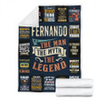 Fernando Premium Fleece Blanket Premium Blanket
