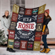 Rosie Premium Fleece Blanket Premium Blanket