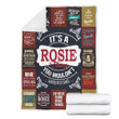 Rosie Premium Fleece Blanket Premium Blanket