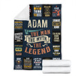 Adam Premium Fleece Blanket Premium Blanket