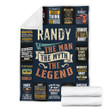 Randy Premium Fleece Blanket Premium Blanket
