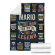 Mario Premium Fleece Blanket Premium Blanket