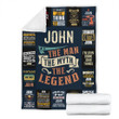John Premium Fleece Blanket Premium Blanket