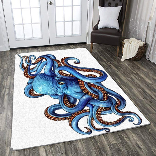 Octopus Large Area Rugs Highlight For Home, Living Room & Outdoor Area Rug