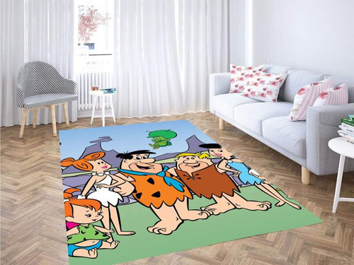 The Flinstones Character Large Area Rugs Highlight For Home, Living Room & Outdoor Area Rug
