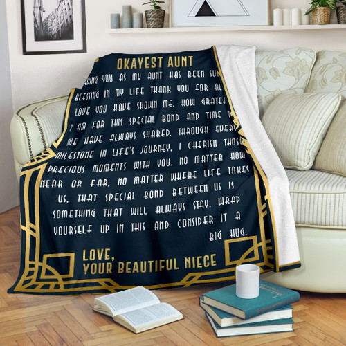 To The Best Aunt Blanket003 Premium Blanket