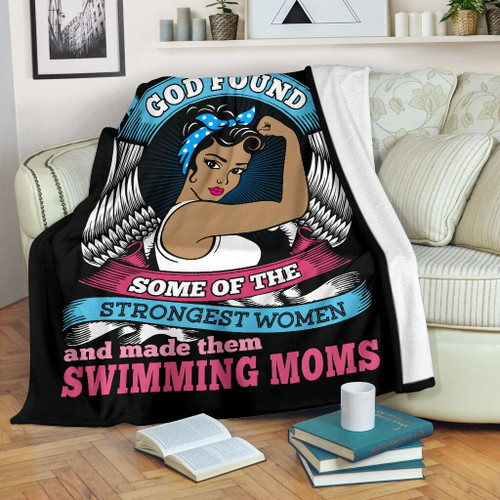 Swimming Moms God Found Blanket Kd Premium Blanket