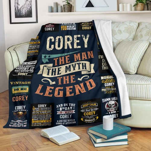 Corey Premium Fleece Blanket Premium Blanket
