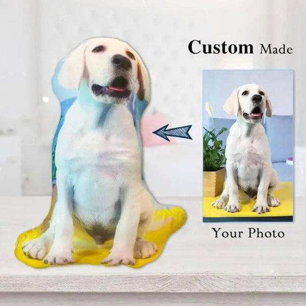 Custom Shaped Pet Pillow Cover - Personalized Pillow, Gift For Pet Lover