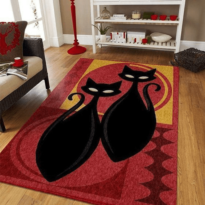 Cute Cat 7 Large Area Rugs Highlight For Home, Living Room & Outdoor Area Rug
