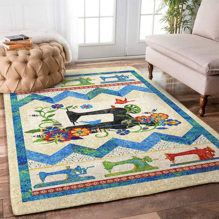 Colorful Sewing Large Area Rugs Highlight For Home, Living Room & Outdoor Area Rug