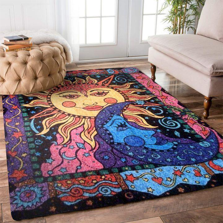 Mandala Hippie 3 Large Area Rugs Highlight For Home, Living Room & Outdoor Area Rug