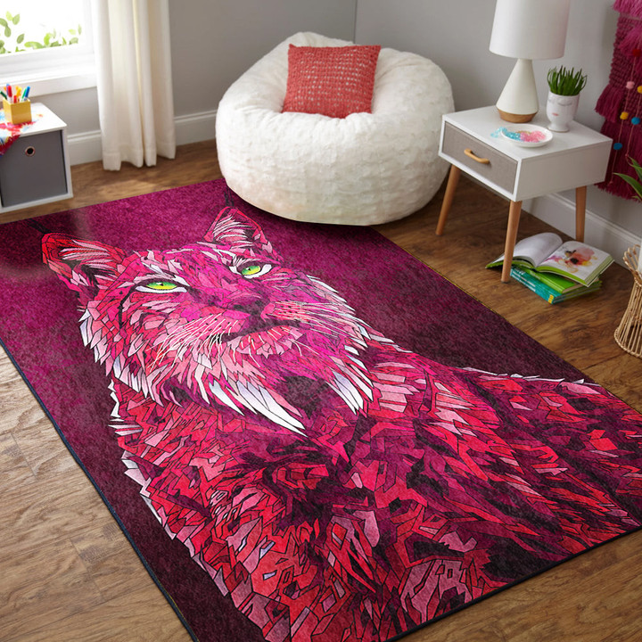 Authority Cat  Rectangle Rug Gift For Cat Lover