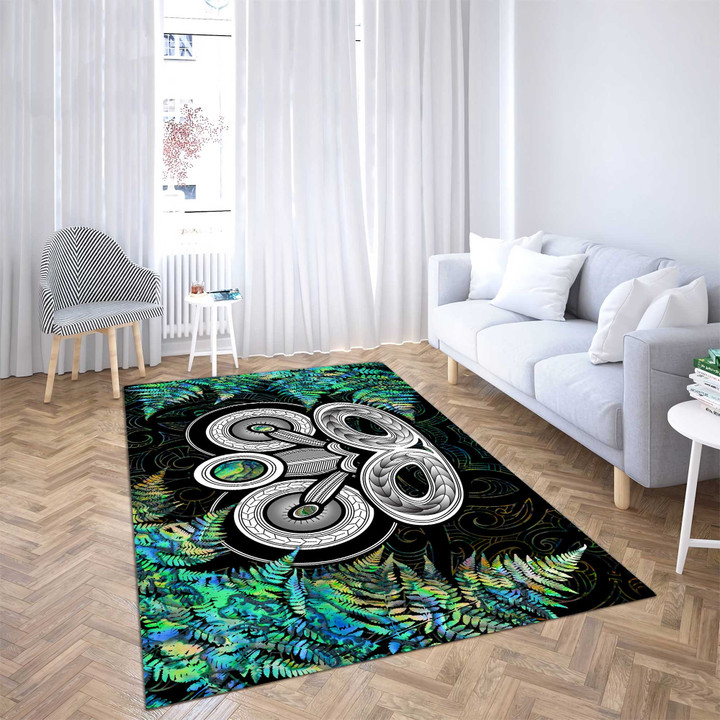 Amazing Polynesian Hibiscus And Tattoo Hawaii Style Rug Highlight For Home, Living Room & Outdoor Area Rug